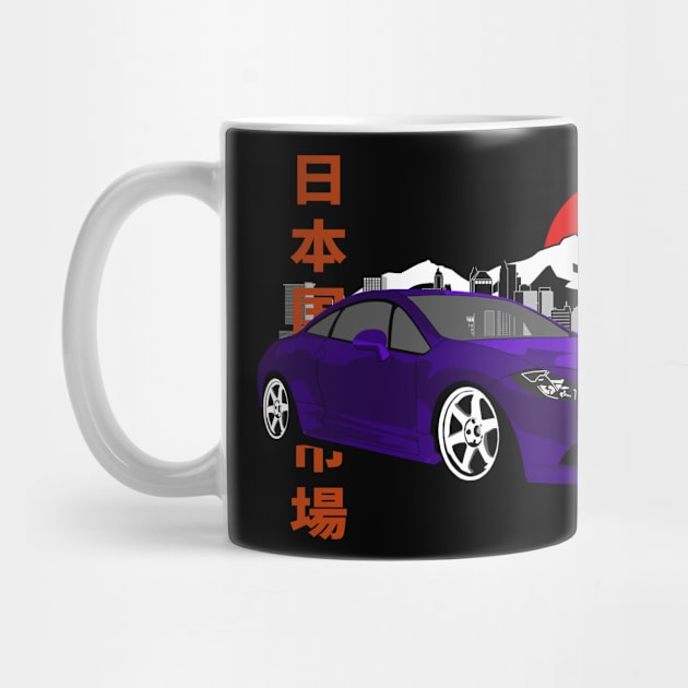 Mitsubishi Eclipse 4 Retro Style by Rebellion Store